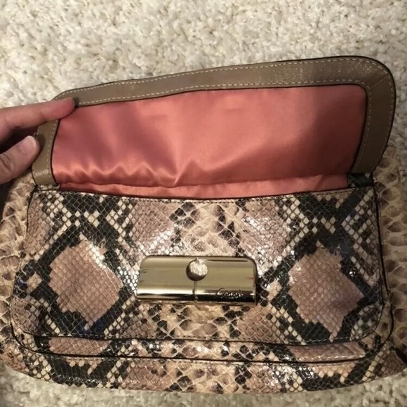 COACH Embossed Faux Python Innovation Leather Bag - Picture 3 of 12